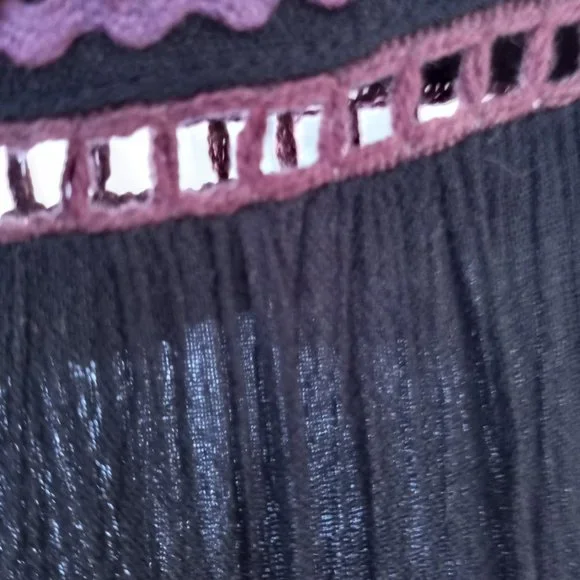 Free People black dress with beads, charms, sequins and embroidery - Picture 4 of 14